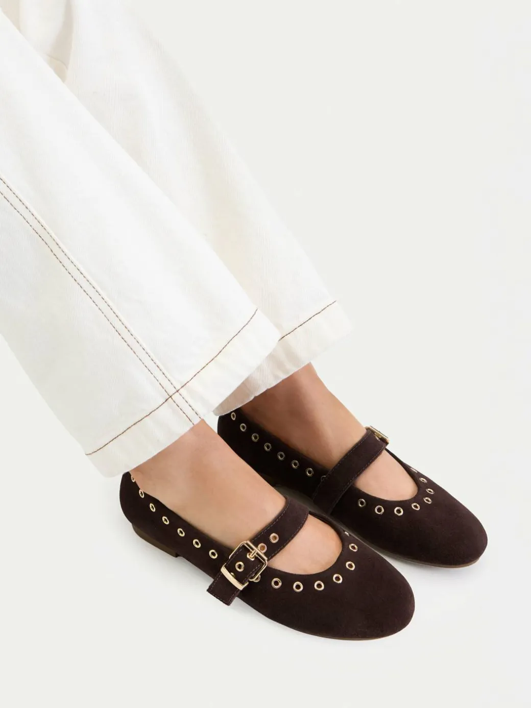 Ballerine CEO-HY62517-2 Marrone