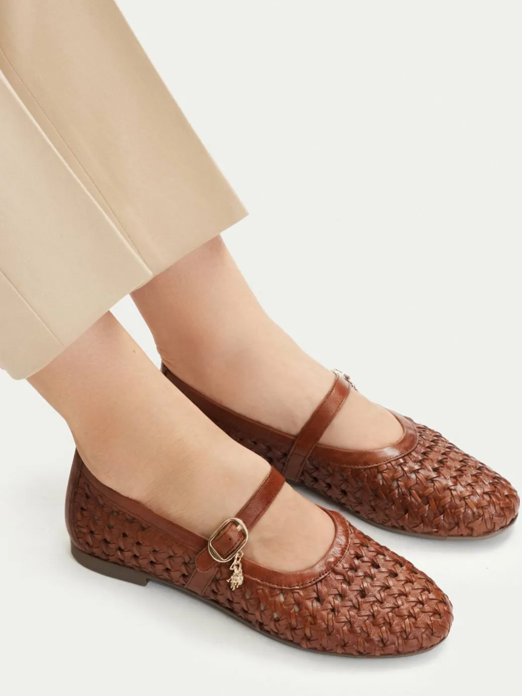 Ballerine EO-LARISA001W/6L1 Marrone chiaro