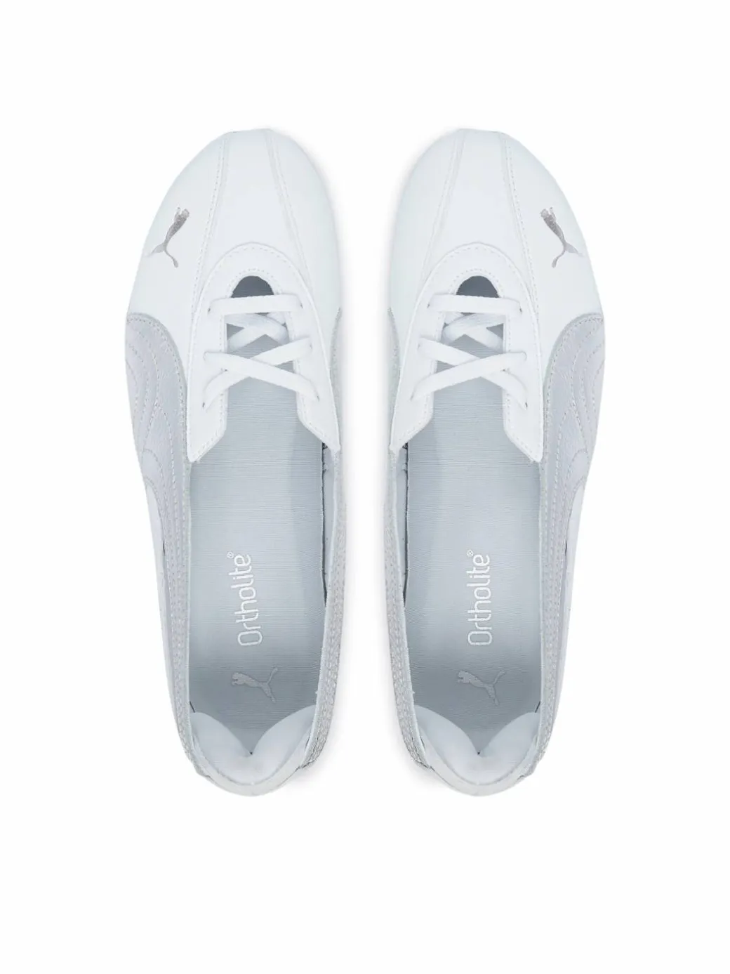 Ballerine Speedcat Ballet Nova Metallic Wns 408342 01 Bianco
