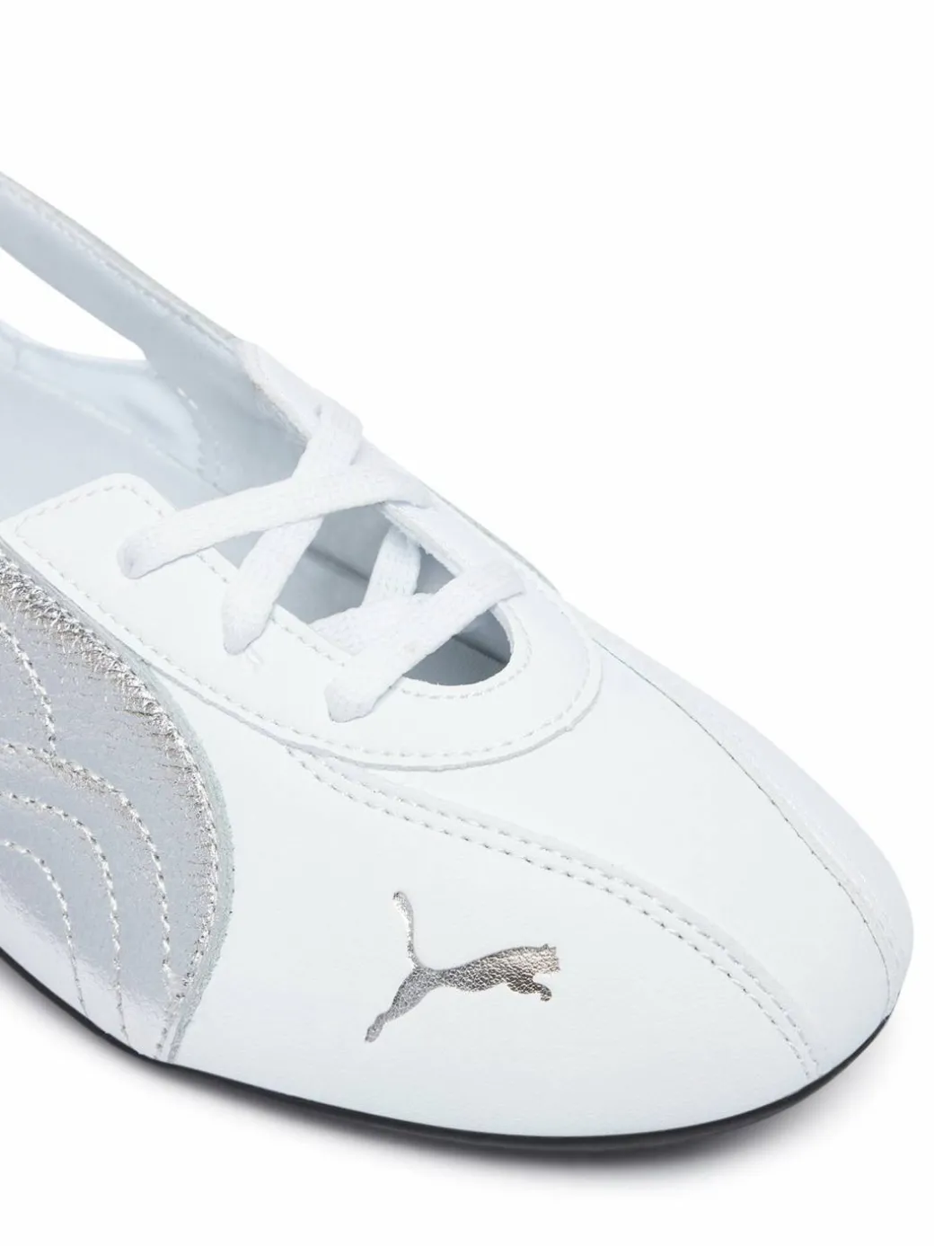 Ballerine Speedcat Ballet Nova Metallic Wns 408342 01 Bianco