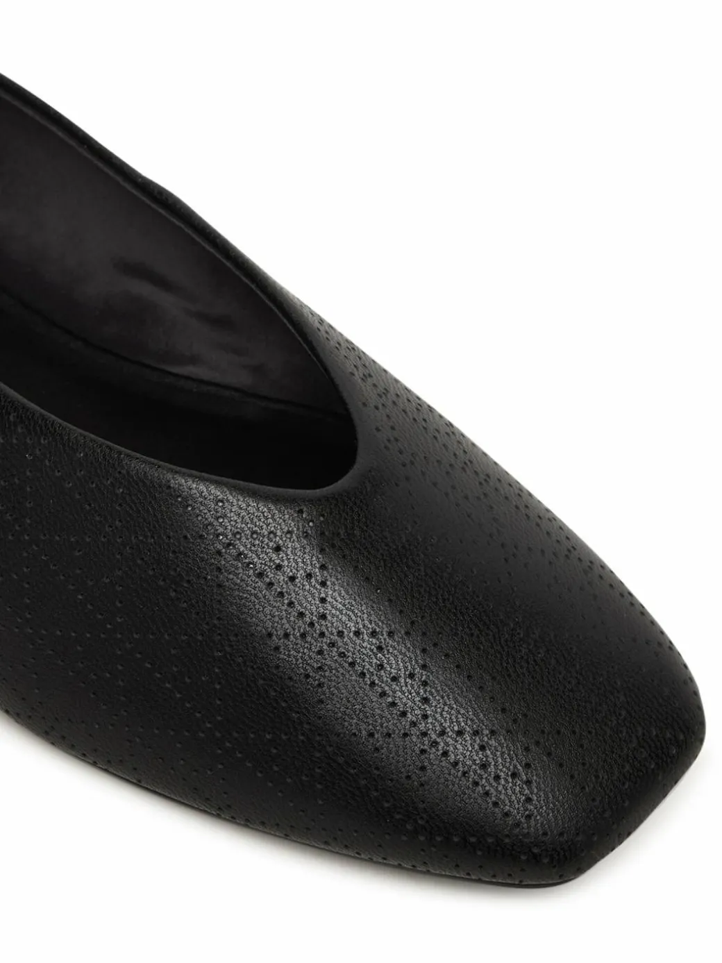 Ballerine Square Ballerina Aop Lth HW0HW02936 Nero