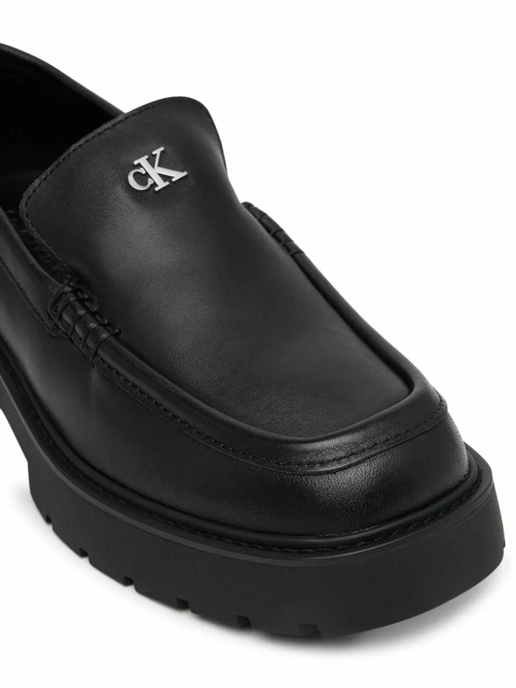 Chunky loafers Chunky Cupsole Ru Patch Lth YW0YW01862 Nero