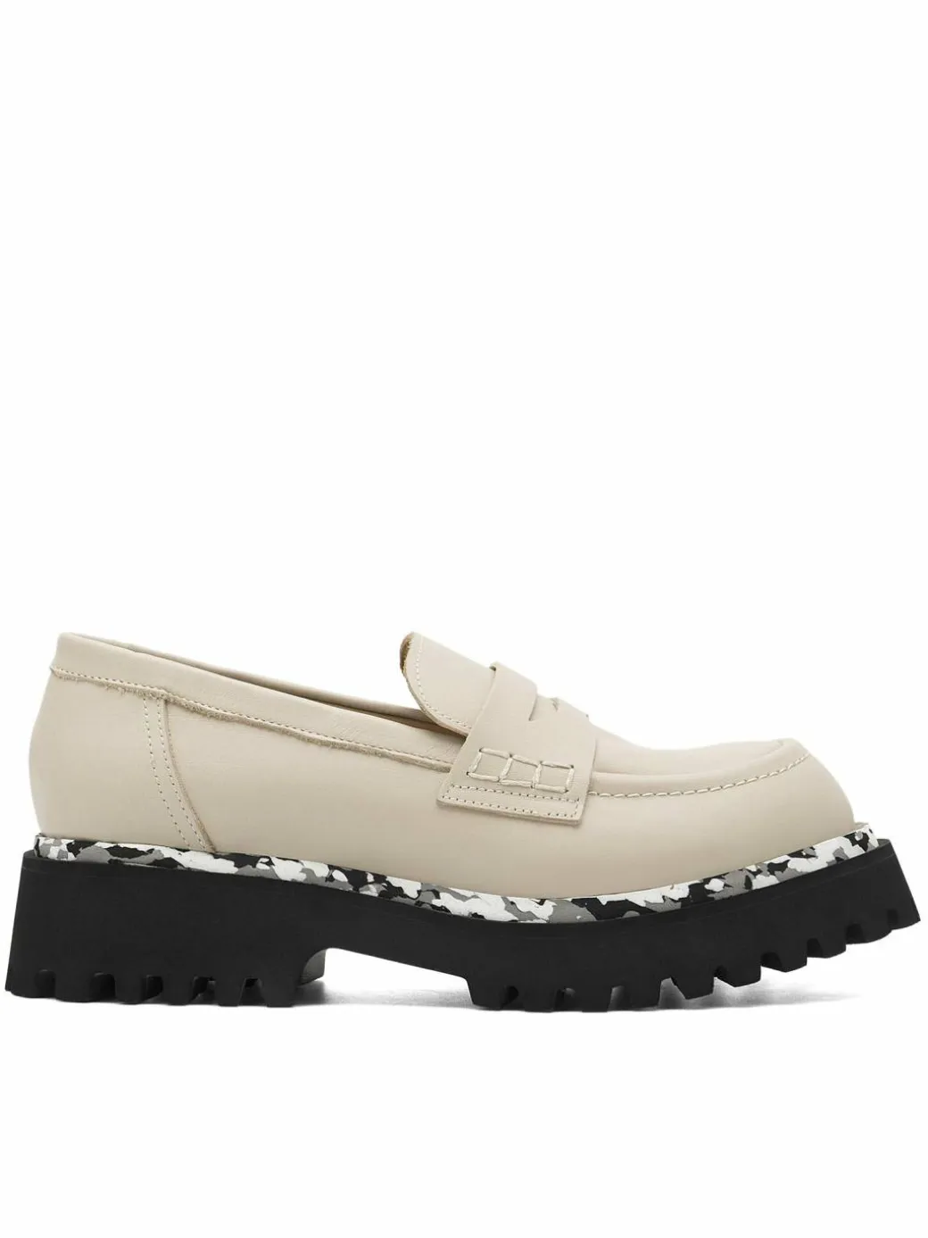 Chunky loafers CLERMONT-50102 Beige