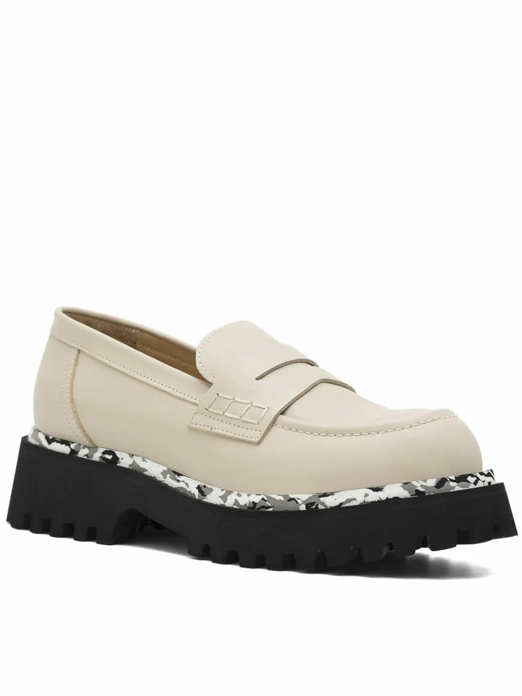 Chunky loafers CLERMONT-50102 Beige