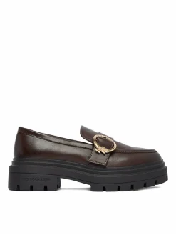 Chunky loafers EO-SVETA001W/GY1 Marrone scuro