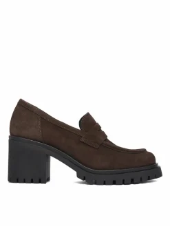 Chunky loafers GATE-25820LM Marrone scuro