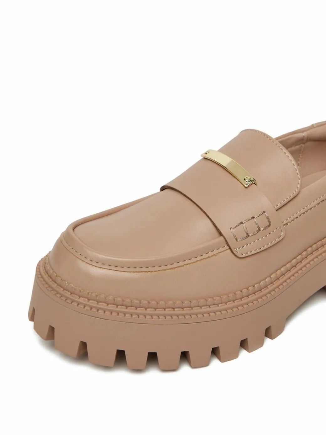 Chunky loafers HY19001-2 Beige