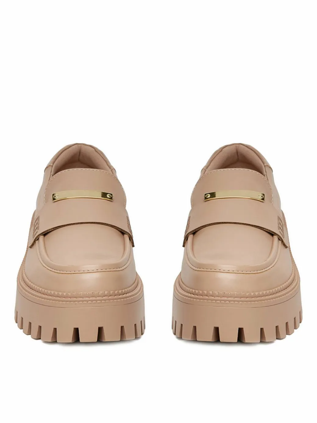 Chunky loafers HY19001-2 Beige
