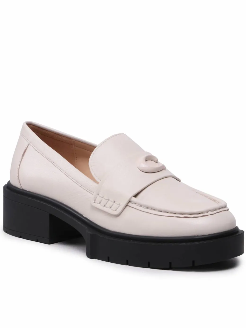 Chunky loafers Leah CB990 Beige
