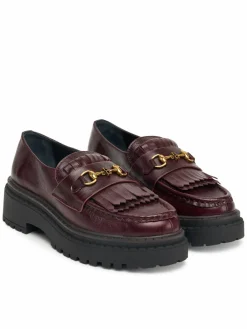 Chunky loafers Perry Bordeaux