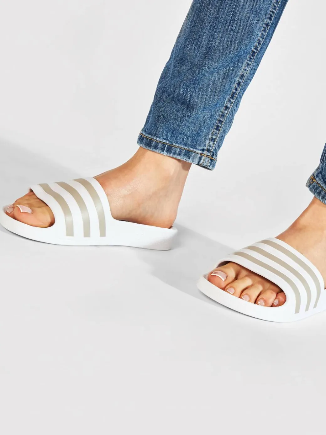 Ciabatte adilette Aqua EF1730 Bianco