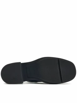 Ciabatte Block Heel Mule Lth Hdw HW0HW03175 Nero