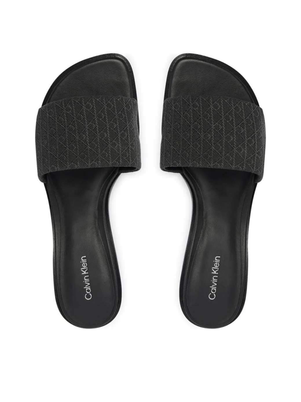 Ciabatte Block Heel Sandal Aop HW0HW03016 Nero