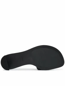 Ciabatte Block Heel Sandal Aop HW0HW03016 Nero