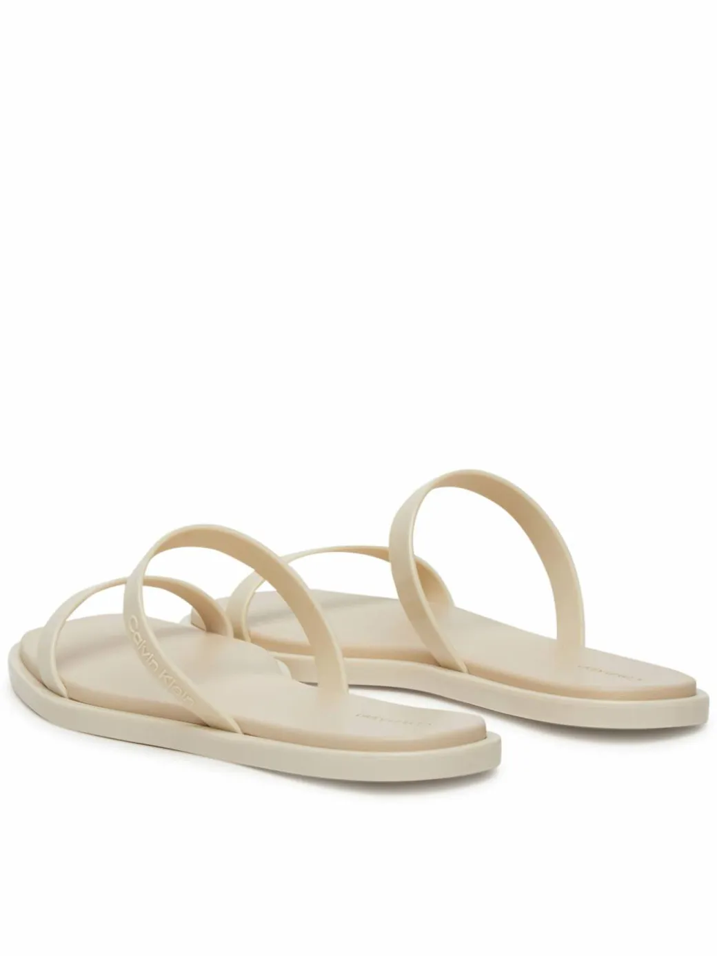 Ciabatte Double Bar Slide - Jelly HW0HW02417 Écru