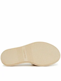 Ciabatte Flatform Slide Jacq HW0HW02461 Écru