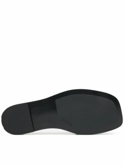 Ciabatte Flat Slide W/Buckle - Lth HW0HW02490 Grigio