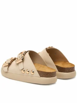 Ciabatte Flora 2 Straps Chunky F00812 Beige chiaro