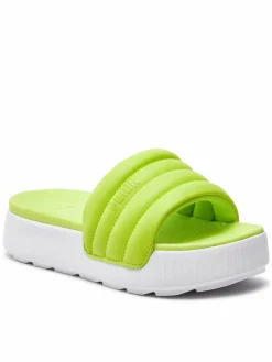 Ciabatte Karmen Slide Puffy Wns 395399-04 Verde