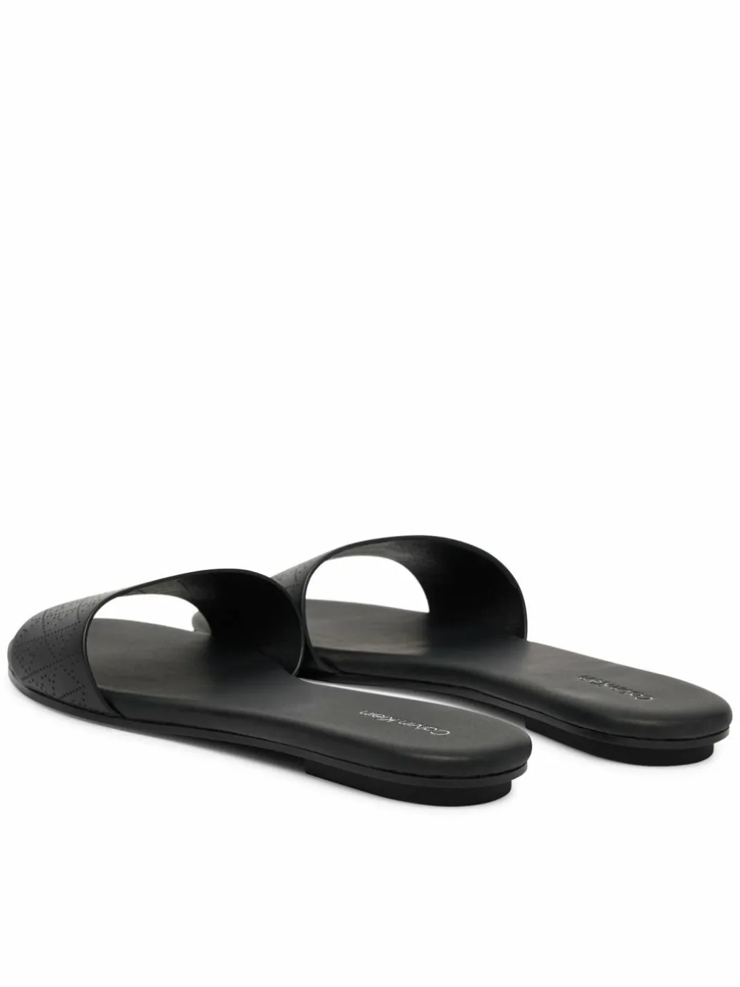Ciabatte Org Flat Sndl One Bar Lth Aop HW0HW02857 Nero