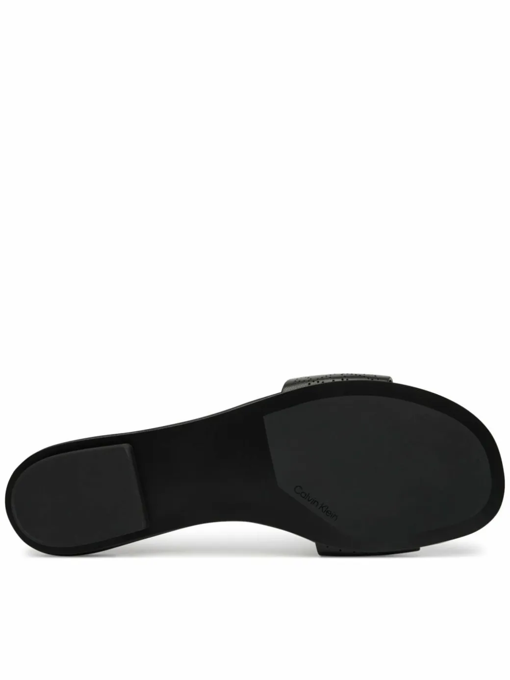Ciabatte Org Flat Sndl One Bar Lth Aop HW0HW02857 Nero