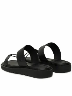 Ciabatte Rope Sandal Soft Lth Mg YW0YW01864 Nero