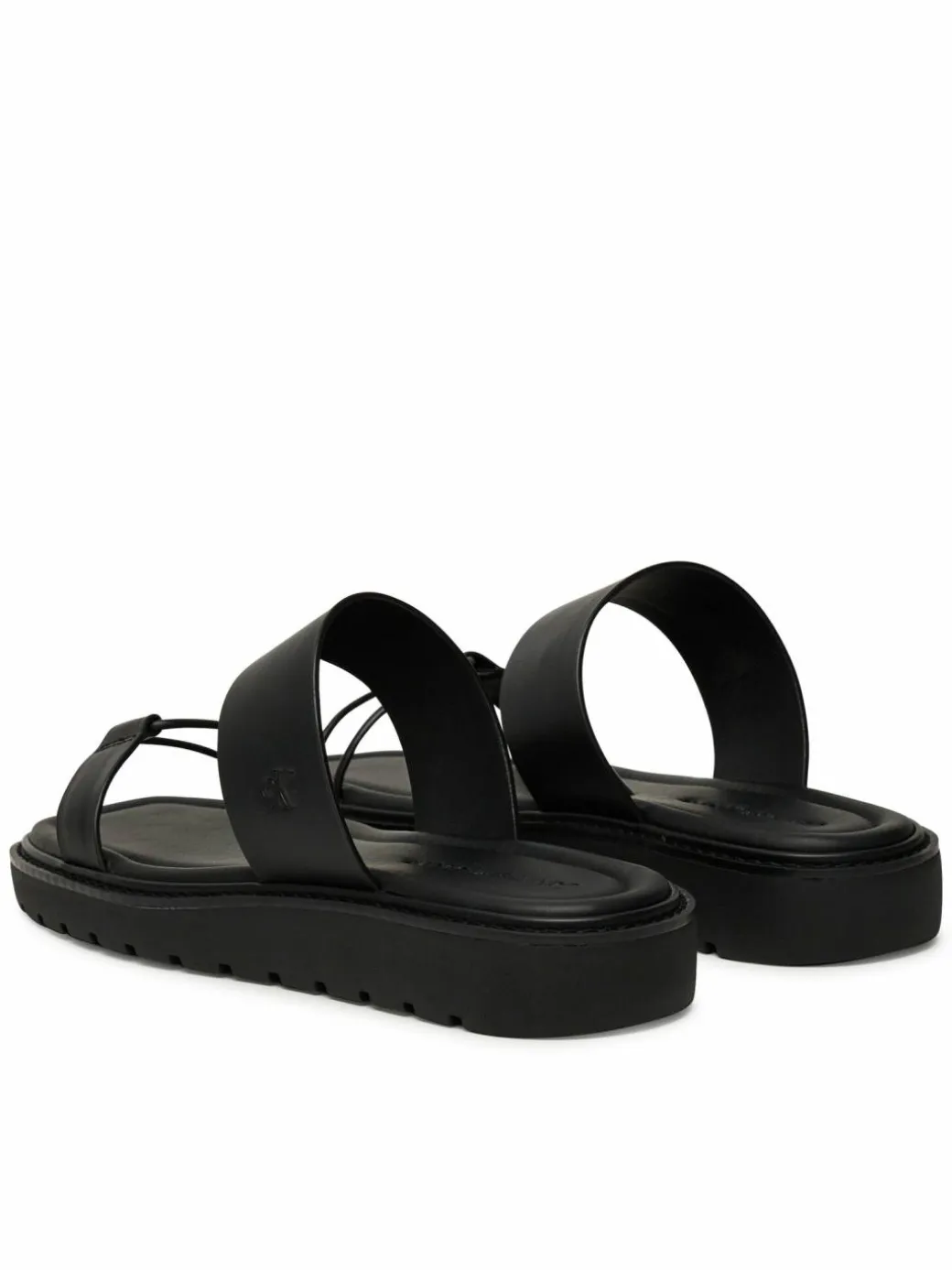 Ciabatte Rope Sandal Soft Lth Mg YW0YW01864 Nero