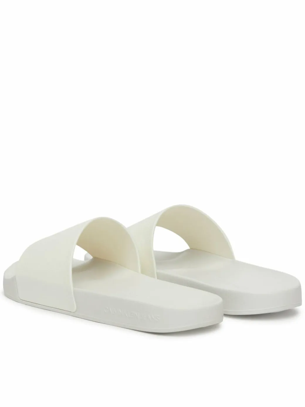 Ciabatte Slide Monogram Tpu YW0YW01715 Bianco