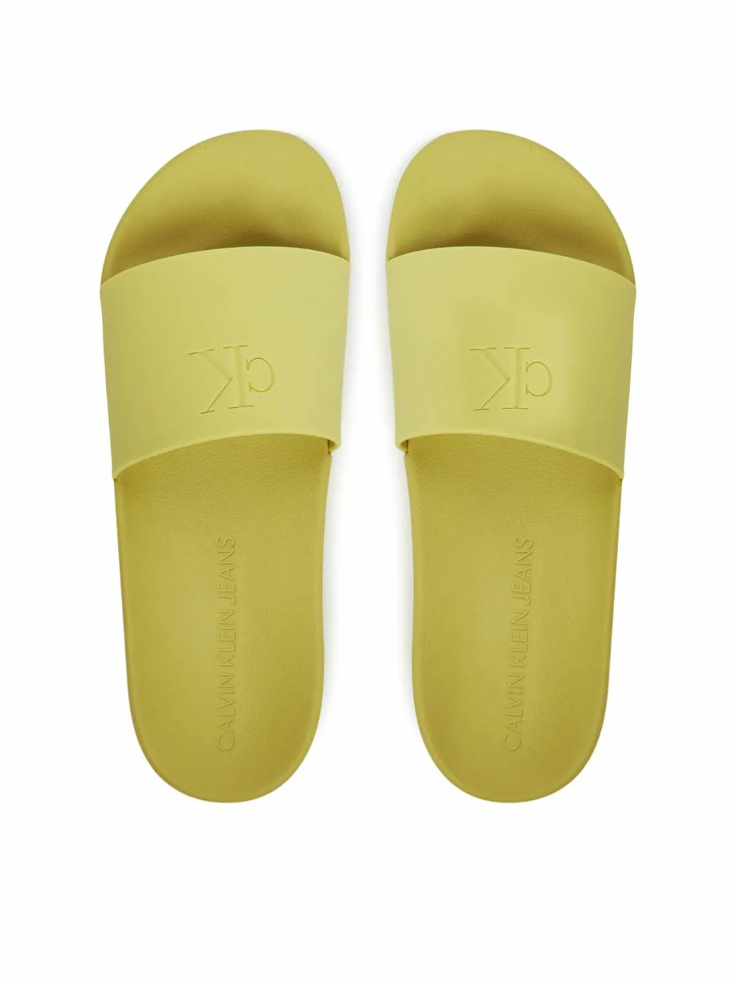 Ciabatte Slide Monogram Tpu YW0YW01715 Giallo