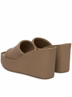 Ciabatte Wedge 70 Sndl Canv Mg HW0HW03134 Beige
