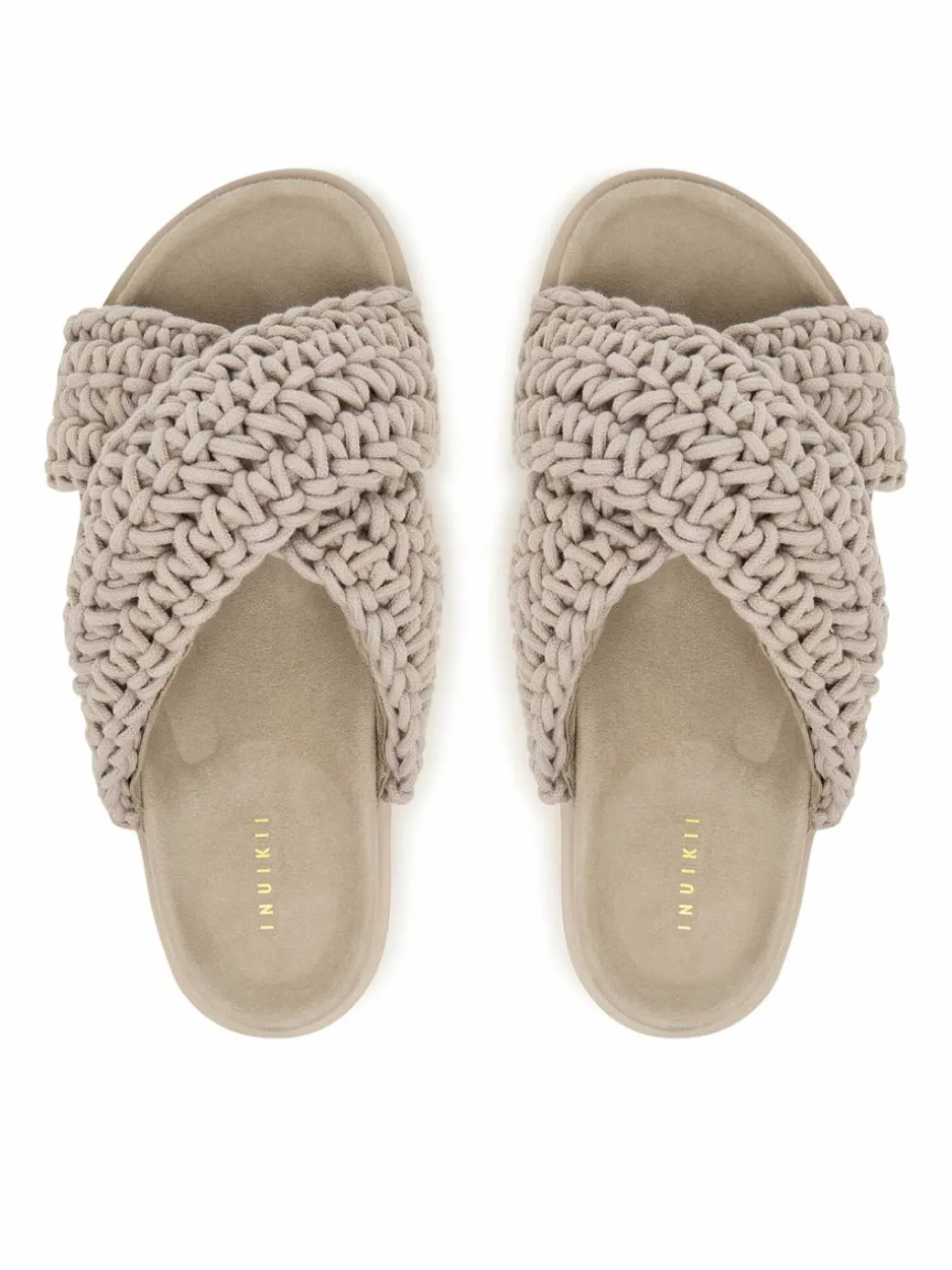 Ciabatte Woven 1004.003.0062 Grigio chiaro