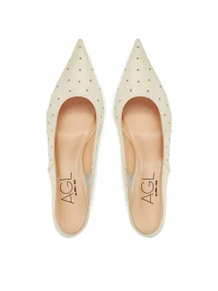 Décolleté Lenor Studs D167022PCKS057G447 Écru