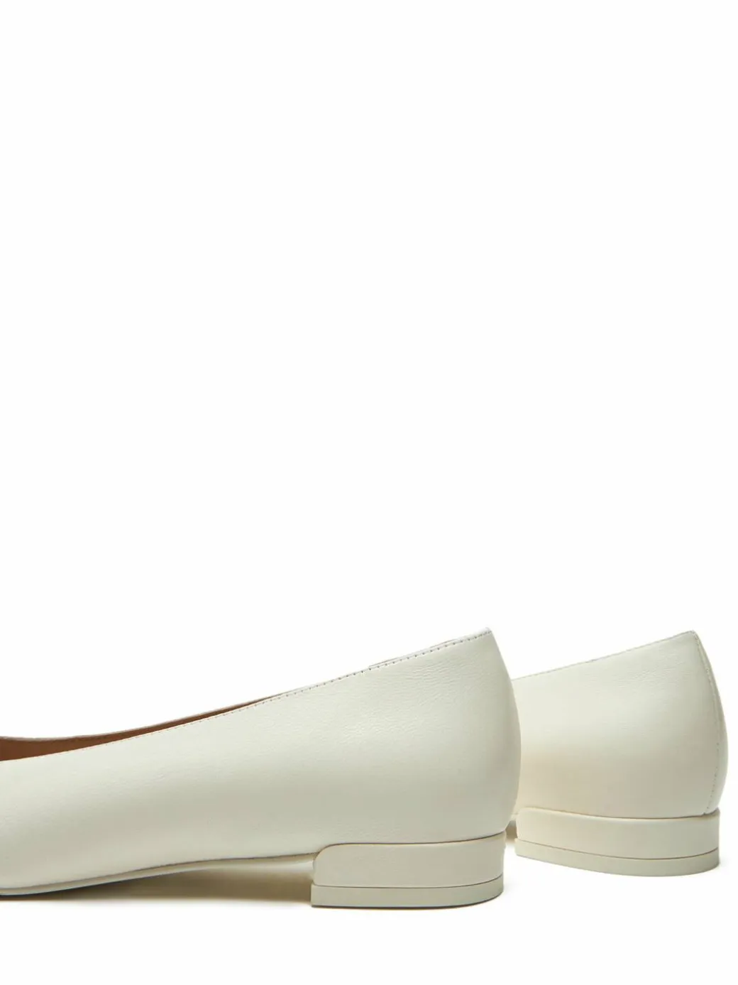 Décolleté Sleek Bow Flat SG888 Écru