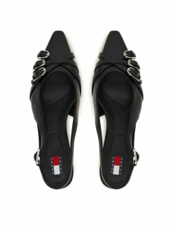 Décolleté Tjw Sling Back Kitten Heels EN0EN03171 Nero