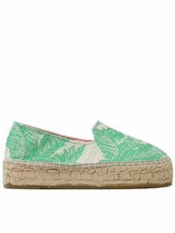 Espadrillas Cotton Jaquard Double Sole Espadrilles G 4.8 D0 Verde