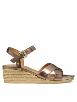Espadrillas D Ischia Corda D02HHC 000CF C5005 Oro