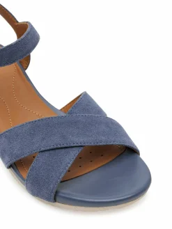 Espadrillas D Ischia Corda D55HHB 00020 C4005 Blu scuro