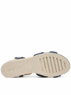 Espadrillas D Ischia Corda D55HHB 00020 C4005 Blu scuro