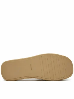 Espadrillas Flatf Espa Mule Lth Mg HW0HW03027 Beige