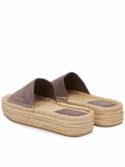 Espadrillas Flatf Espa Mule Nub Mg HW0HW02890 Marrone