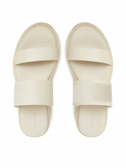Espadrillas Flatform Wedge Slide - He HW0HW02374 Écru