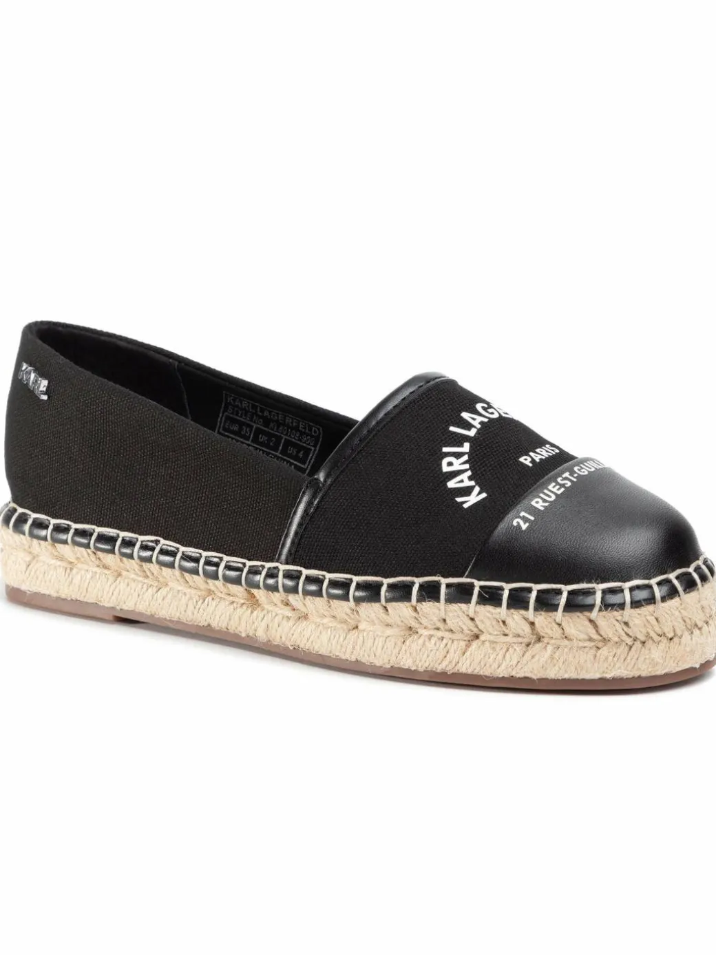 Espadrillas KL80108 Nero