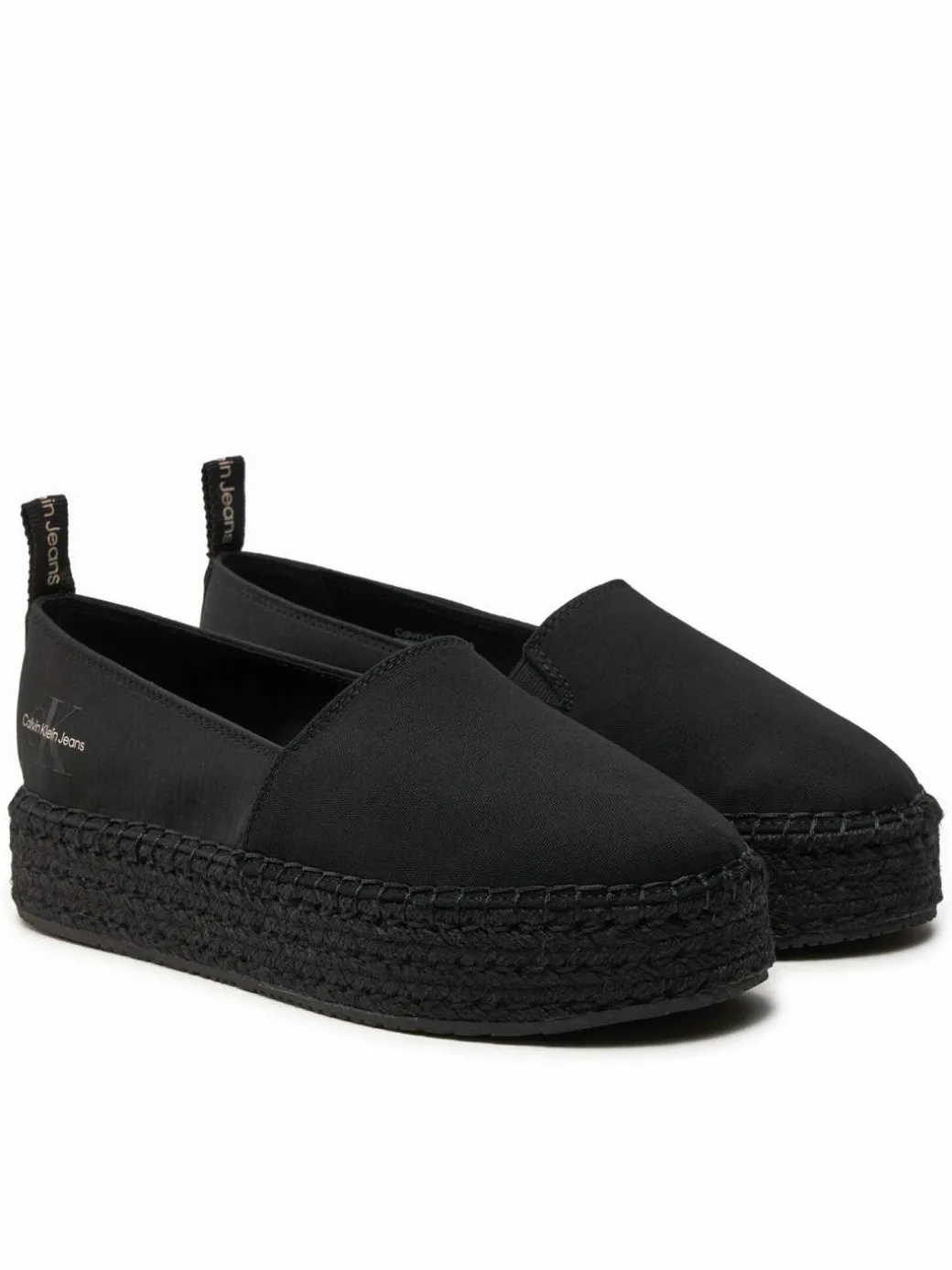 Espadrillas Platform Espadrille Mix Ml Mtl YW0YW01622 Nero
