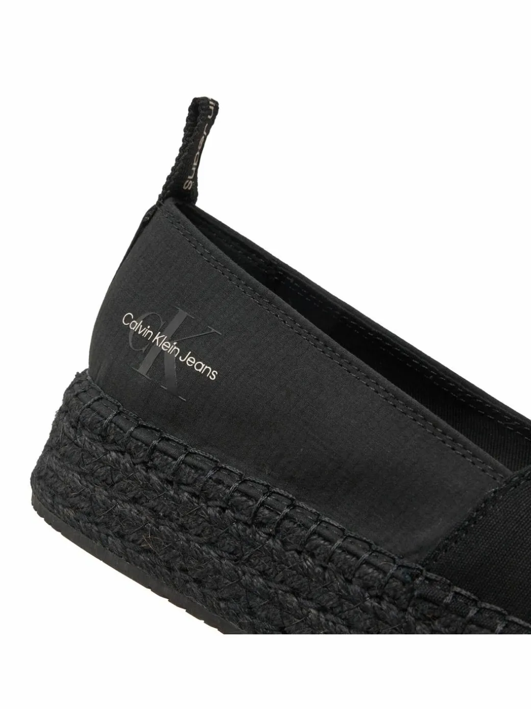 Espadrillas Platform Espadrille Mix Ml Mtl YW0YW01622 Nero