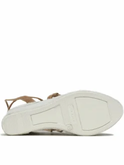 Espadrillas Soft Suede Lace-Up Wedge Espadrilles L 8.7 WA Marrone