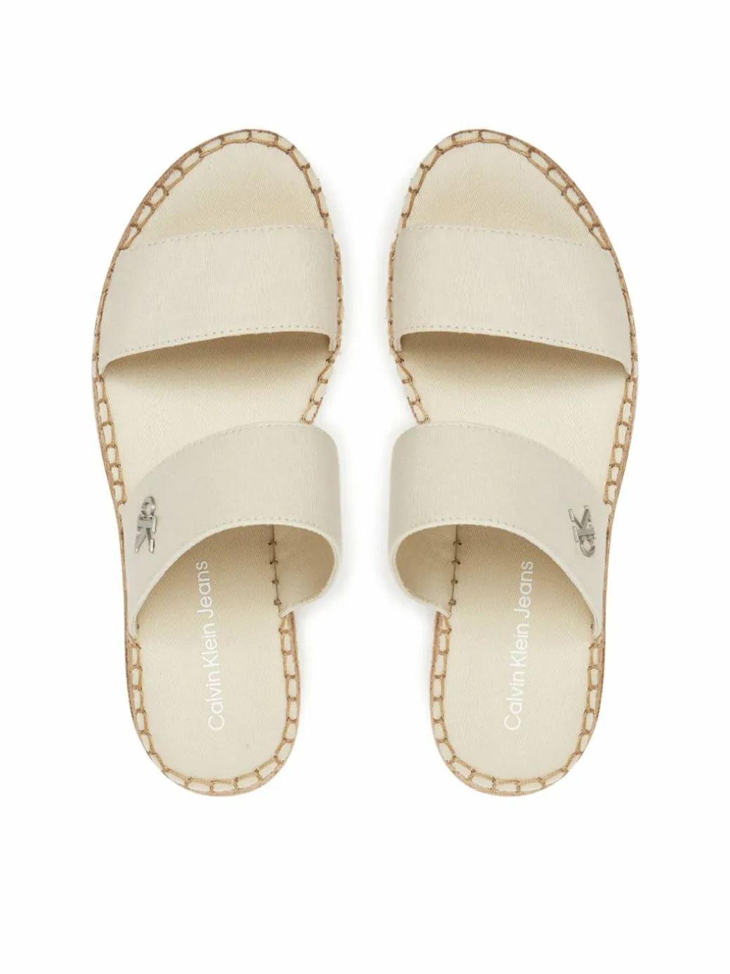 Espadrillas Sporty Rope Mg Lth Webbing YW0YW01704 Beige