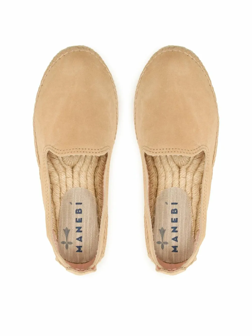 Espadrillas Suede Flat Espadrilles Beige