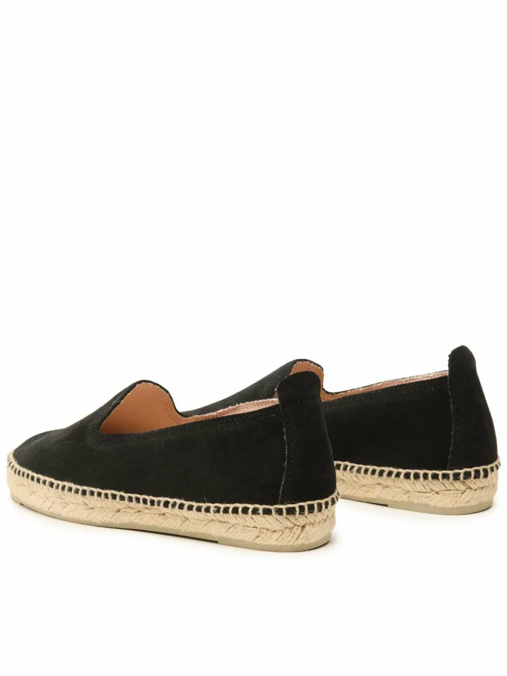 Espadrillas Suede Flat Espadrilles Nero
