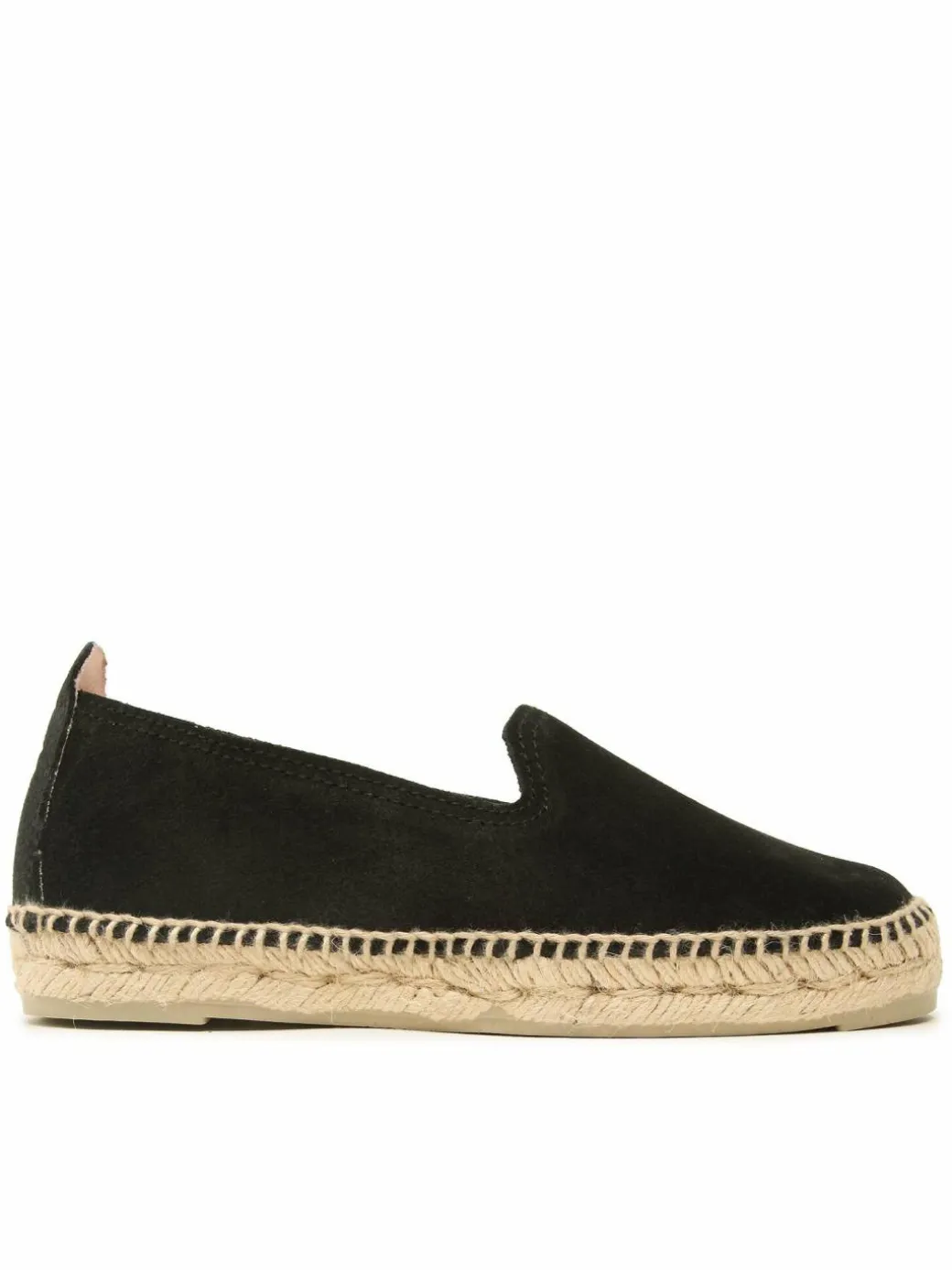 Espadrillas Suede Flat Espadrilles Nero