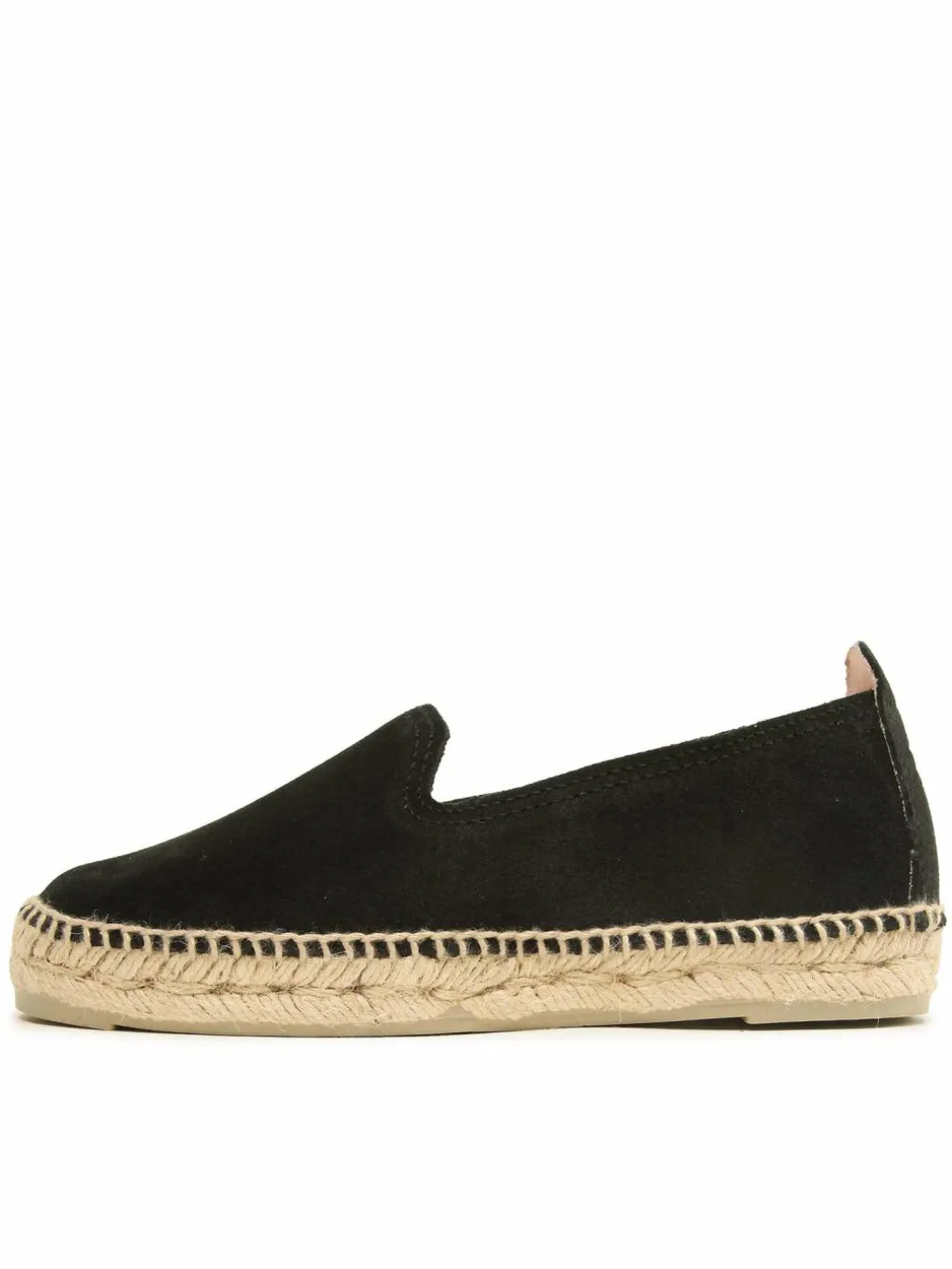 Espadrillas Suede Flat Espadrilles Nero